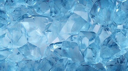 Transparent ice texture abstract background 