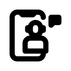 Personal Assistant line icon