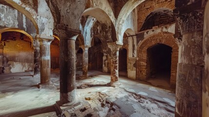 Fototapeta premium A digital tour showcasing the preservation of cultural heritage sites for the International Day for Monuments and Sites