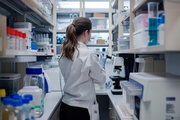 An immunology research center using AI to develop personalized treatments based on immune response