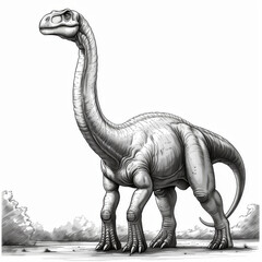 Obraz premium illustration of a Diplodocus dinosaur