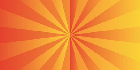 Abstract background with orange rays retro starburst abstract. Sunburst background vector illustration pattern beam rays. Spiral radial striped backdrop design.	
