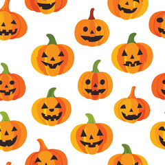 a wallpaper with pumpkins and a pumpkin face