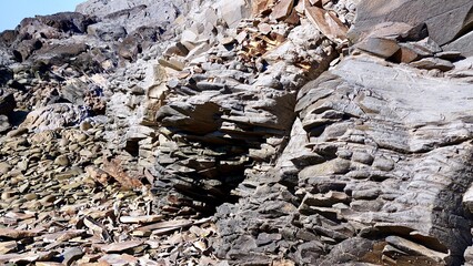 長崎県壱岐島にある初瀬の岩脈