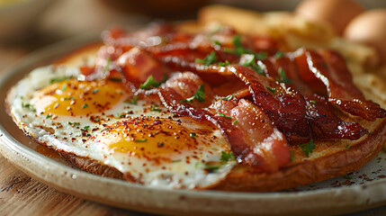 Bacon and Eggs Breakfast