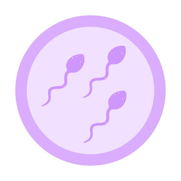 recommend clip art: Spermatozoons, sperm cell. Male gametes, human semen. Vector illustration in cartoon style. Isolated white background