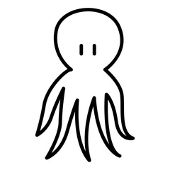 squid tentacle icon transparent background