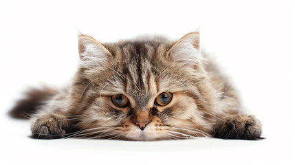 Obraz premium 眠そうな猫の写真