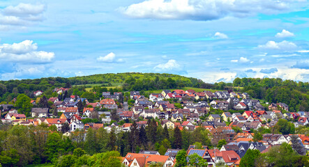 Obraz premium Blankenbach im Landkreis Aschaffenburg (Bayern)