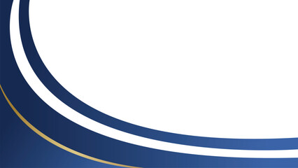 Modern luxury blue and gold abstract business banner background vector with copy space. Perfect for background, banner, flyer, template, and presentation.