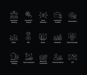 Financial and Employment Icons - Money, Tax, Earnings, and Payment Graphics, Money, Tax, and Earnings Icons - Accounting, Payment, and Payroll Symbols.