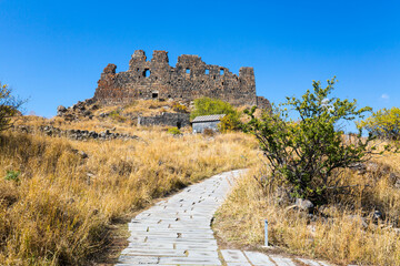 Ruins of Amberd, a 10th-century fortress located on the slopes of Mount Aragats