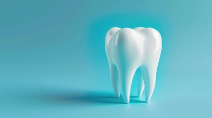 Icon in the shape of a tooth