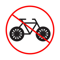 No Bicycles Allowed Sign Enhance Pedestrian Safety in Designated Areas