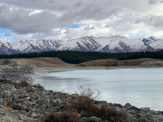 New Zealand winter scenery