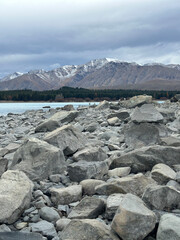 New Zealand winter scenery
