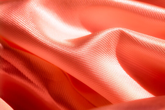 orange acetate fabric textured background