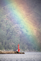 rainbow and port

