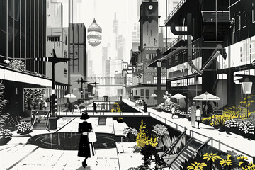 creative concept art illustration