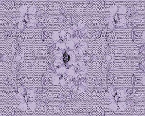 Digital And Textile Design Pattern