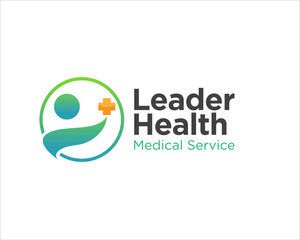 leader health consult logo designs for medical service