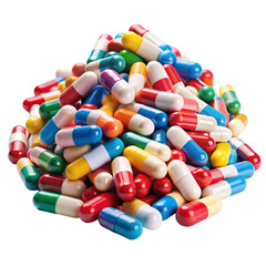 Dosis de medicinas isolated on Transparent background.