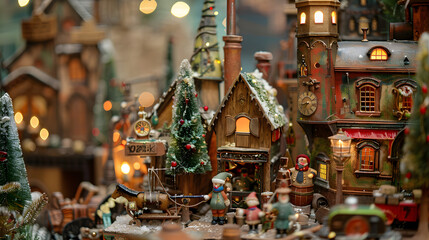 Victorian Christmas toy workshop 