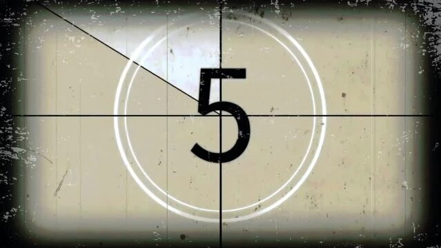 video counting down from ten to zero with a classic grunge theme