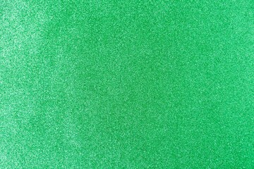 Green glitter abstract background. Template for designer