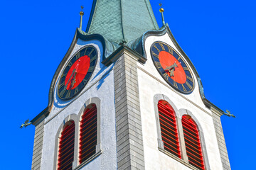 Die Reformierte Kirche in Gais im Schweizer Kanton Appenzell Ausserrhoden