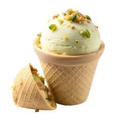 Food kulfi isolated on Transparent background.