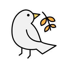 Freedom bird icon