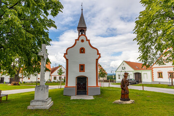 Naklejka premium Holašovice (Holasovice) Czech old villige