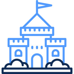 Obraz premium Castle Icon