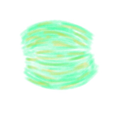 Green watercolor abstracg art