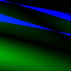 Black blue green art