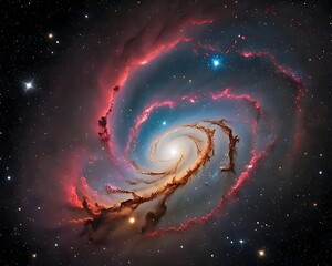 space galaxy in space