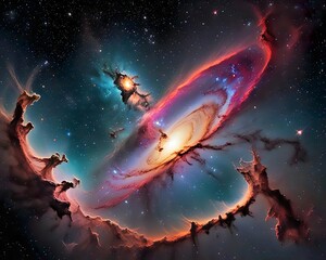 landscape with a star