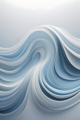 Blue waves abstract wallpaper