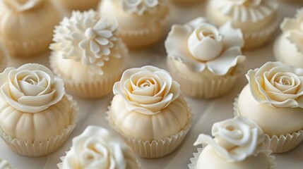Ivory confections for a marriage ceremony