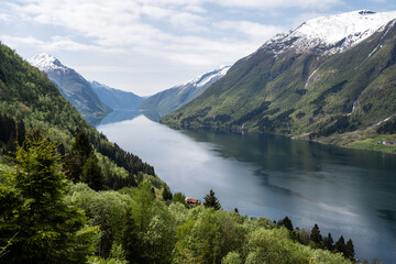 Fototapeta premium Fjord Panorama