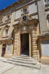 Streets of Medina in Rabat, Malta island.