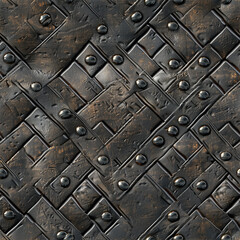 Fototapeta premium ステッチ溶接メタルテクスチャ