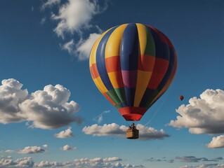Fototapeta premium hot air balloon in the sky