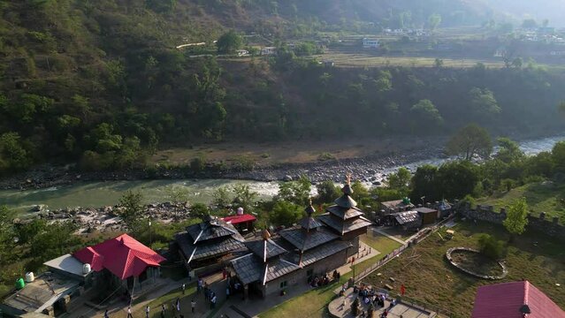 Mahasu Devta Temple located on the Tyuni-Mori road at Hanol
