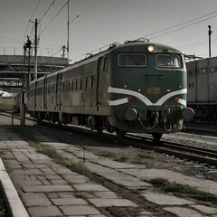 Obraz premium train on railway
