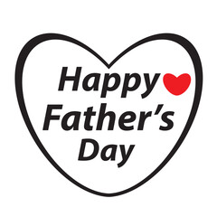 Happy Father's day vector art and EPS file.