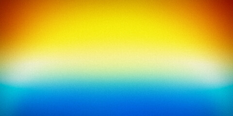 A striking gradient image transitioning from intense yellow and orange at the top to soft light blue at the bottom. Perfect for dynamic backgrounds, digital art, and eye-catching design projects