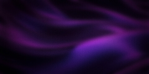 Mesmerizing gradient featuring deep purples and blacks with flowing, wave-like patterns. This abstract design offers a captivating and elegant background, perfect for luxurious design projects