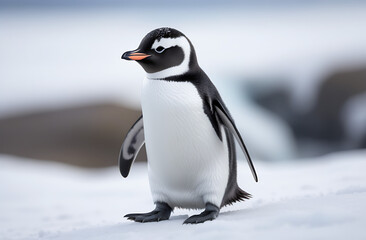 Fototapeta premium Cute little penguin